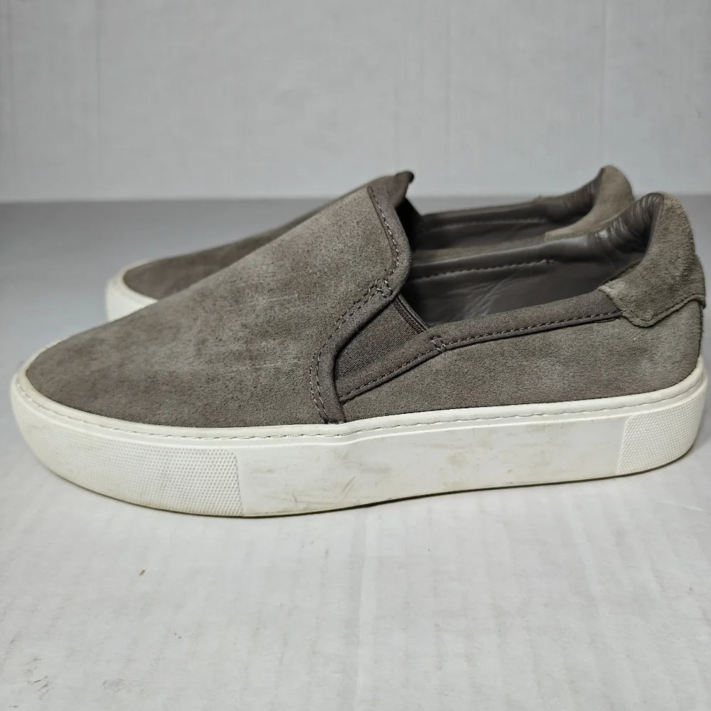 UGG Jass Slip On Suede Gray/Taupe Sneakers Woman’s Shoes Size 6.5